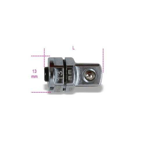 BETA 001230313 123Q3/8 Adapter gyorscsatlakozóval 3/8" 13 mm-es racsniskulcshoz 13