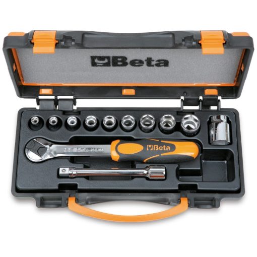 Beta 910A/C10 10 Dugókulcs és 2 tartozék fémdobozban (009100909)