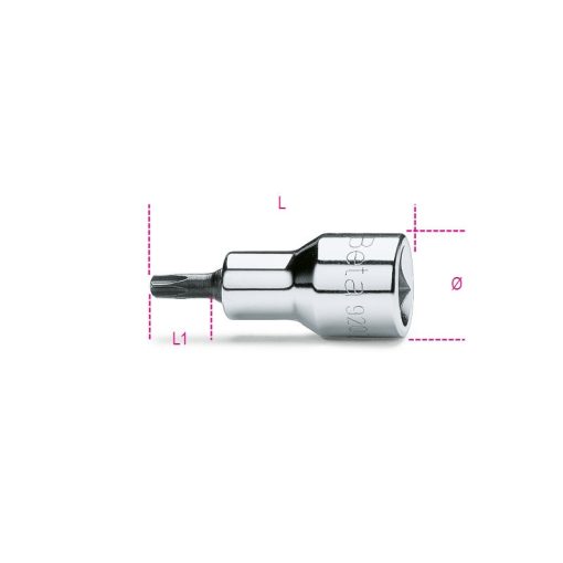 BETA 009200370 920RTX 20 Tamper Resistant Torx® imbusz-Dugókulcs