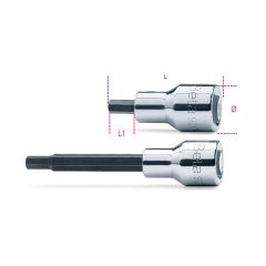   BETA 009200410 920PE 3 1/2"-os imbusz-Dugókulcs, krómozott, barnított hegy