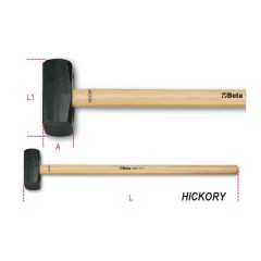   BETA 013810040 1381 4000 Hosszú ráverő kalapács Hickory nyéllel