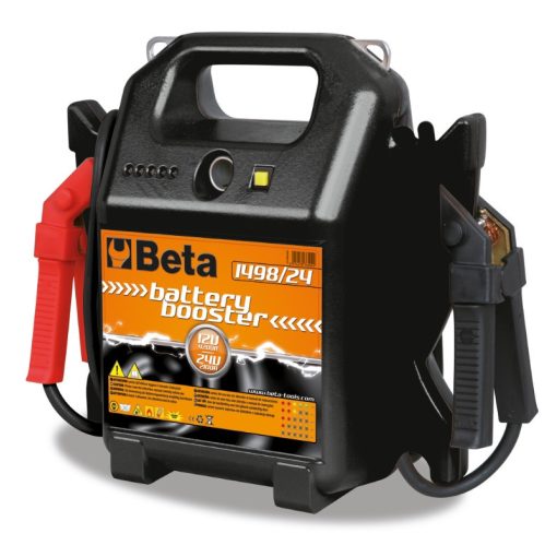 Beta 1498/24 Külső gyorsindító és akkumulátortöltő személygépkocsihoz és haszonjárműhöz, 12-24 V, hordozható (014980490)