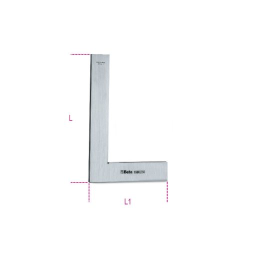 BETA 016660220 1666 200 Precíziós derékszög rozsdamentes acélból, köszörült és tükrösített