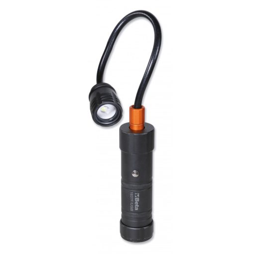 Beta 1837F/USB Tölthető, mágneses flexibilis lámpa intenzív fényű LED-ekkel, robusztus eloxált alumíniumból, 600 lumen (018370060)