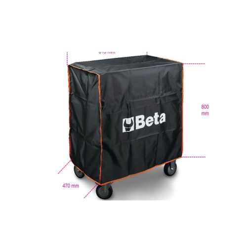 BETA 024000910 BETA 2400-COVER C24S Nylon takaró a C24S/SA - C39 fiókos szerszám kocsikhoz