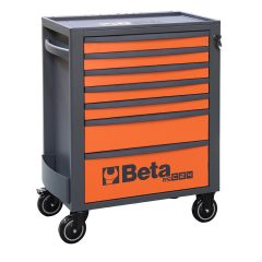 Beta RSC24/7-O 7 fiókos szerszámkocsi, narancs (024004071)
