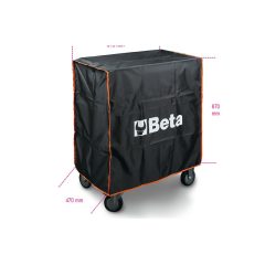   BETA 037000930 BETA 3700-COVER C37 Nylon takaró a C37 fiókos szerszám kocsihoz