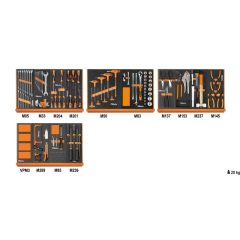   BETA 5904VU/2M 144 darabos szerszámkészlet habszivacs tálcában