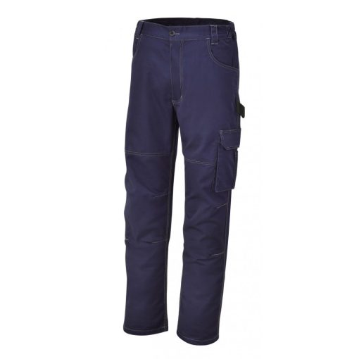 BETA 078400100 7840BL T/C twill munkanadrág 245g, kék. Derékban oldalt elasztikus. XS