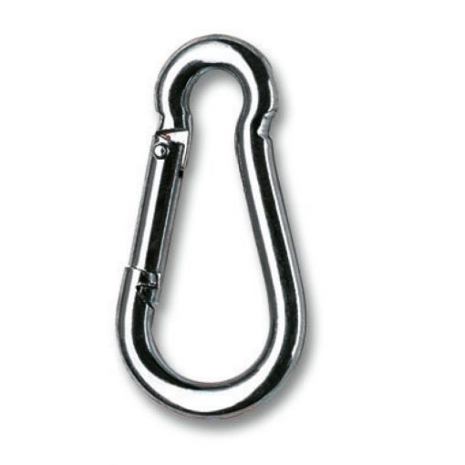 BETA 080740040 8074 4X40 Karabiner horgok, galvanizált, lakkozott