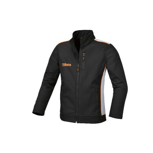 BETA 095000052 9500TL Softshell, 100% poliészter szövet 320 g, háromrétegű mikroszálas külső, középső vízhatlan és szellőző membrán, polár belső. M