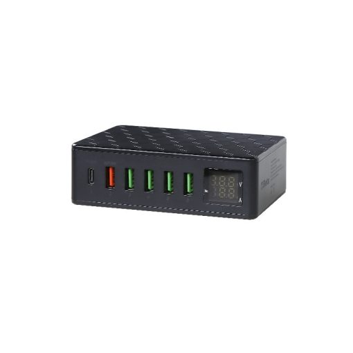 BETA 9545MPC Multiport töltőállomás, 6 USB aljzattal több eszköz egyidejű töltésére.