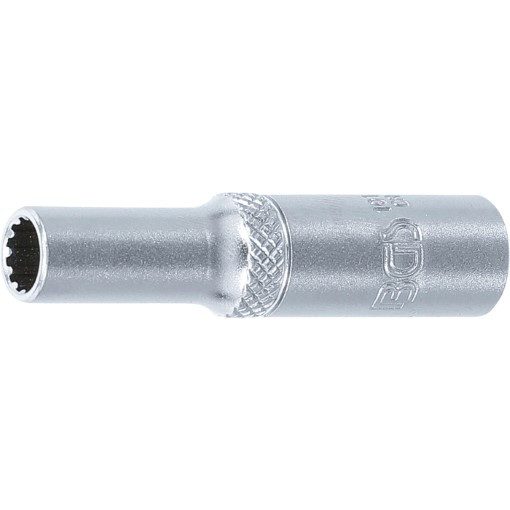 BGS technic 1/4" Hosszított dugókulcs "Gear Lock", 6 mm (BGS 10156)