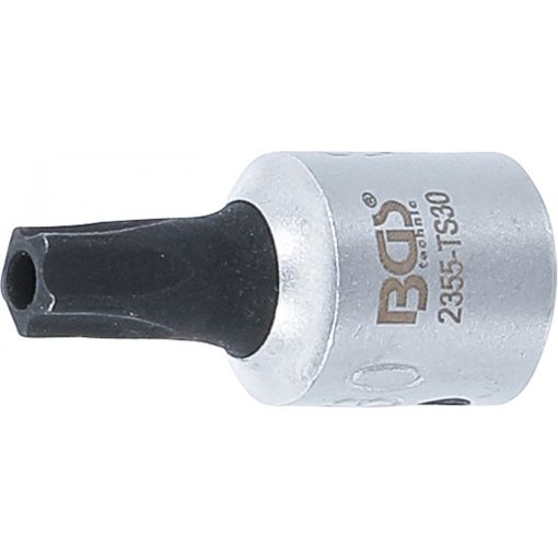 BGS Technic Behajtófej 6,3 mm (1/4") TS-profil (Torx Plus) TS30 furattal (BGS-2355-TS30)