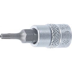   BGS Technic Behajtófej 6,3 mm (1/4") T-profil (Torx) T10 furattal (BGS-2357)