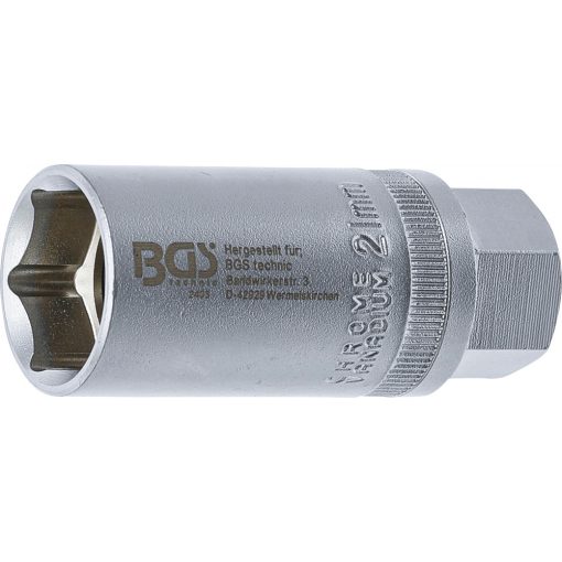 BGS Technic Gyújtógyertya kulcs, hatszögletű 12,5 mm (1/2") 21 mm (BGS-2403)