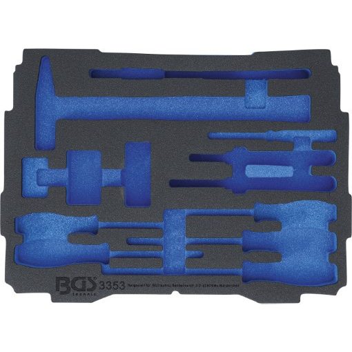 BGS technic Hab anyagú betét BOXSYS1 & 2 típushoz | üres | 3353 cikkszámhoz (BGS 3353-1)