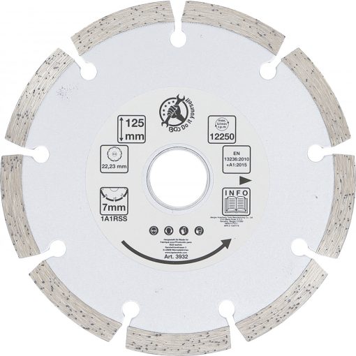 BGS Technic Szegmentált vágókorong Ø 125 mm (BGS-3932)