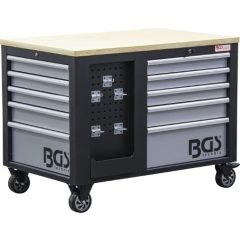   BGS technic Műhelykocsi | 2 x 5 fiók | 1 szekrény | üres (BGS 4199)