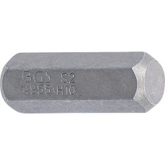   BGS Technic Behajtófej Hossz 30 mm Külső hatszögletű 10 mm (3/8") Belső hatszögletű 10 mm (BGS-4955)