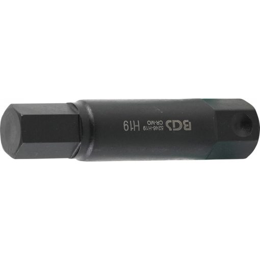 BGS Technic Behajtófej Hossz 100 mm Külső hatszögletű 22 mm Belső hatszögletű 19 mm (BGS-5246-H19)