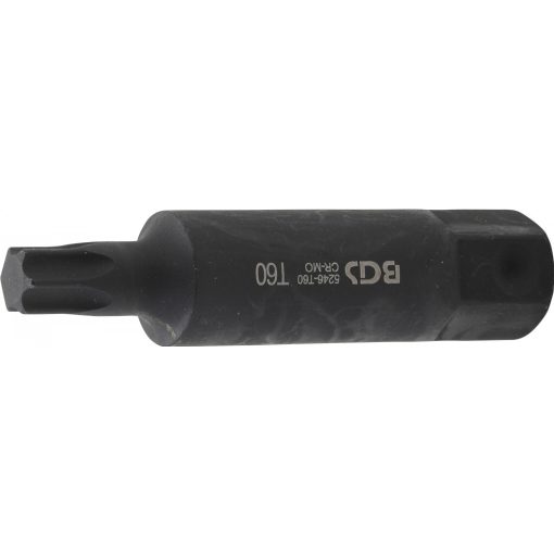 BGS Technic Behajtófej Hossz 100 mm Külső hatszögletű 22 mm T-profil (Torx) T60 (BGS-5246-T60)