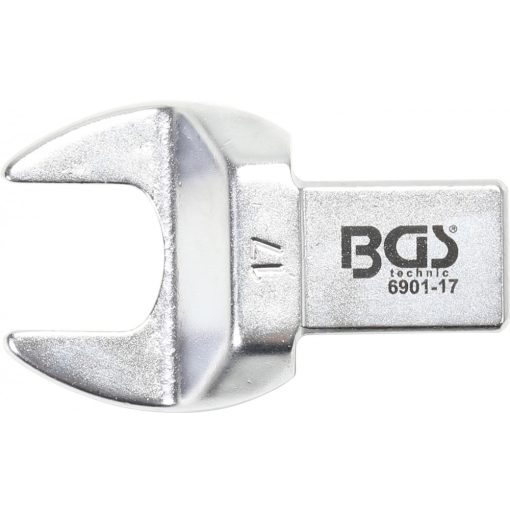 BGS Technic Villásfej nyomatékkulcshoz 17 mm Befogó 14 x 18 mm (BGS-6901-17)