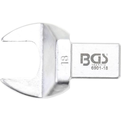 BGS Technic 18 mm villáskulcs fej | cserélhető fejű nyomatékkulcsokhoz (BGS 6901-18)