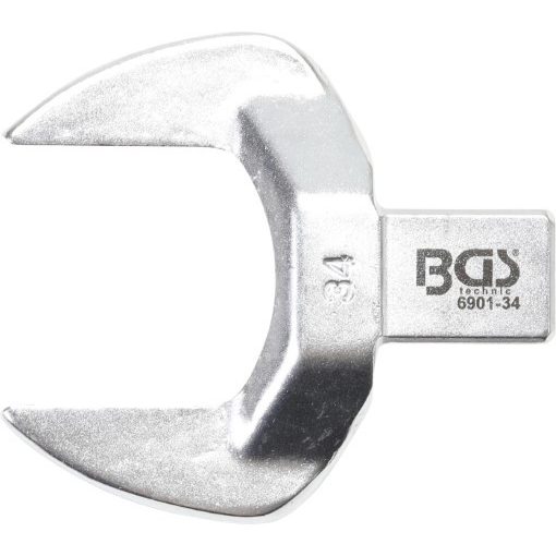 BGS Technic 34 mm villáskulcs fej | cserélhető fejű nyomatékkulcsokhoz (BGS 6901-34)
