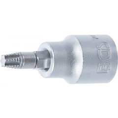   BGS Technic Csavarkiszedő-behajtófej négyszögletű behajtófej 10 mm (3/8") hibás T-profilhoz (Torx) T27 (BGS-7098-T27)