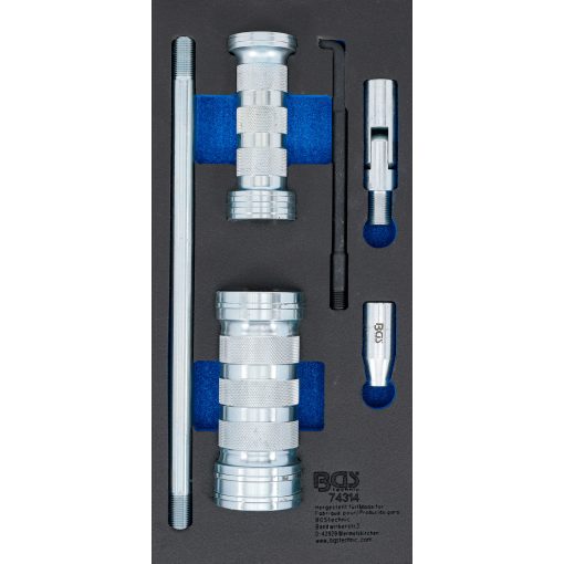 BGS Technic Műhelykocsi-betét 1/3: Injektorkihúzó készlet tehergépkocsikhoz (BGS-74314)
