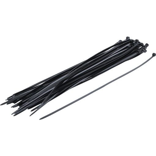 Kraftmann Kábel kötöző 50 részes, fekete, 350 x 4.5 mm (BGS 80877)