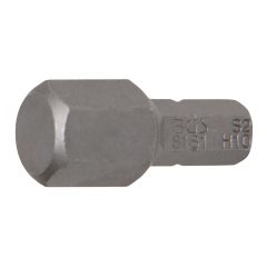   BGS Technic Behajtófej Hossz 25 mm Külső hatszögletű 6,3 mm (1/4") Belső hatszögletű 10 mm (BGS-8181)