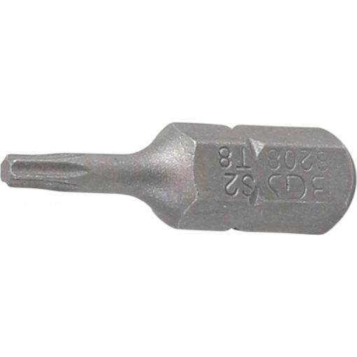 BGS Technic Behajtófej Hossz 25 mm Külső hatszögletű 6,3 mm (1/4") T-profil (Torx) T8 (BGS-8208)