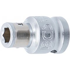   BGS Technic Golyós behajtófej-adapter Belső négyszögletű kulcsnyílású elem 10 mm (3/8") Belső hatszögletű 6,3 mm (1/4") (BGS-8225)