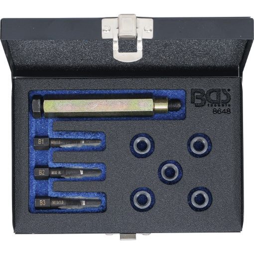 BGS technic Izzítógyertya menetjavító készlet, M9x1.0 (BGS 8648)