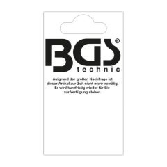   BGS technic Akasztólyukas termékkártya kiállító falakhoz | 52 x 98 mm | 12 db (BGS 89900)