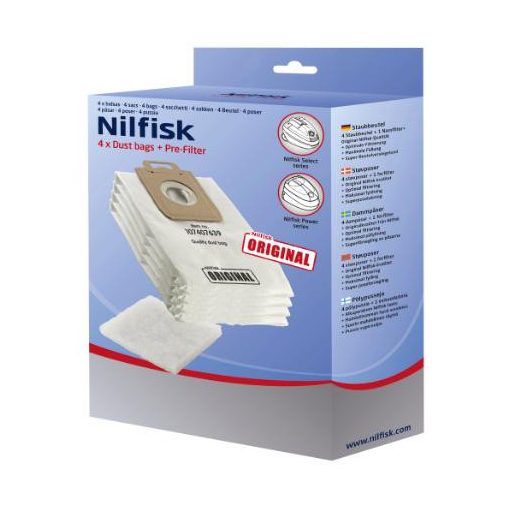 NILFISK SELECT porzsák (4 db) (128389187)