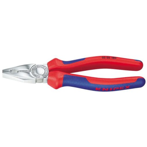 KNIPEX - Kombinált fogó 180mm krómozott, PVC bevonat