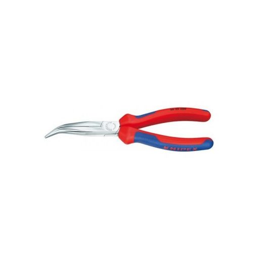 KNIPEX - Fogó félkerek pofával 200mm-re hajlítva, PVC bevonat