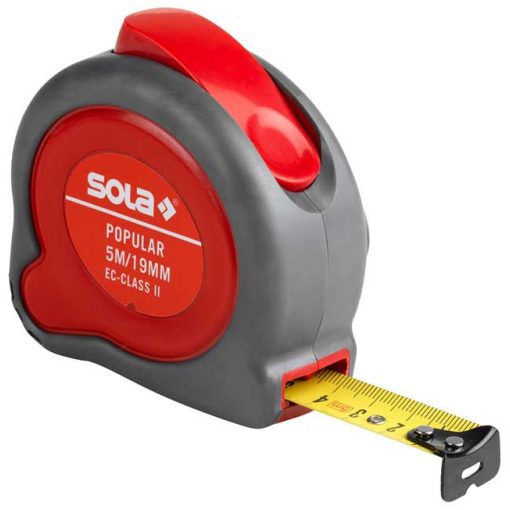 SOLA - Popular PP 5 - Zsebmérőszalagok 19mm/5m (50024301)