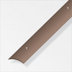   ALFER - profil átmeneti ív perforált PVC barna 1000x30x5mm (A11004)