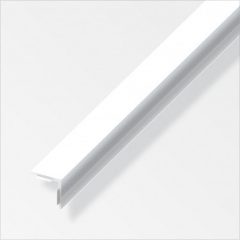   ALFER - szögben öntapadó PVC fehér - fényes 1000x20x20x1,5mm