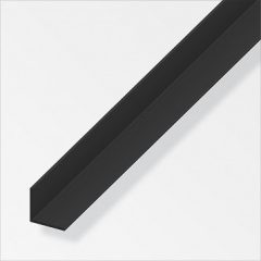 ALFER - fekete PVC sarok 2000x25x25x1,8 mm (A15143)