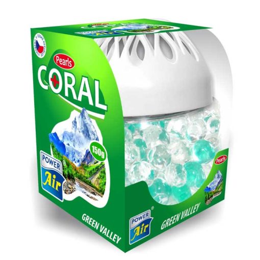 Háztartási légfrissítő CORAL PLUS GREEN VALLEY - 150g