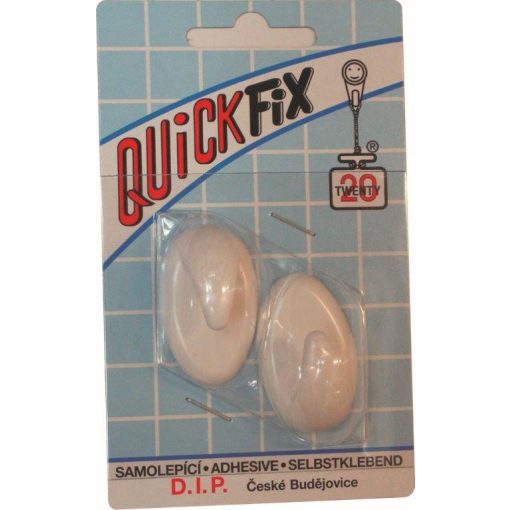 DIP - QUICKFIX öntapadós akasztó tip 1 - fehér - 2 db/csomag