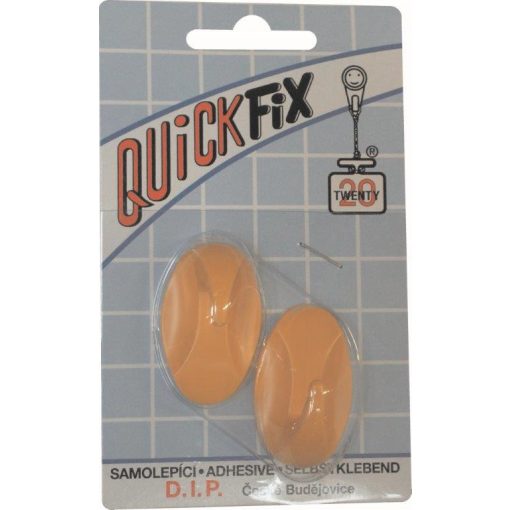 DIP - QUICKFIX öntapadós akasztó tip 2 - 2 db - sárga (DIP1034)