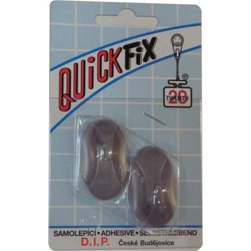 DIP - QUICKFIX öntapadós akasztó tip 2 - 2 db - szürke (DIP1038)