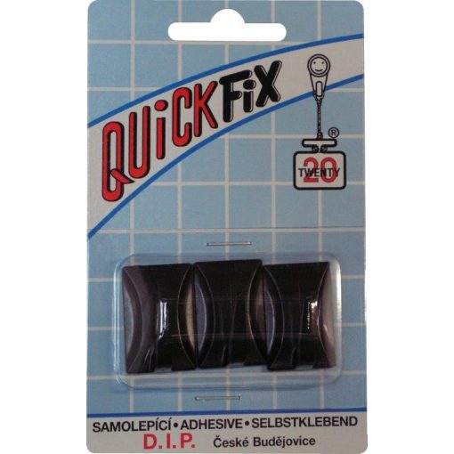 DIP - QUICKFIX öntapadós akasztó tip 4 - 3 db - fekete