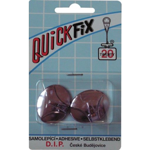 DIP - QUICKFIX öntapadós akasztó tip 6 - 2 db - króm (DIP2493)